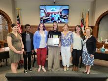 image of Caroline Gunther, Jamie Carpenter and City Council