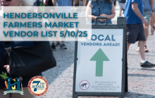 Vendor list graphic for May 10