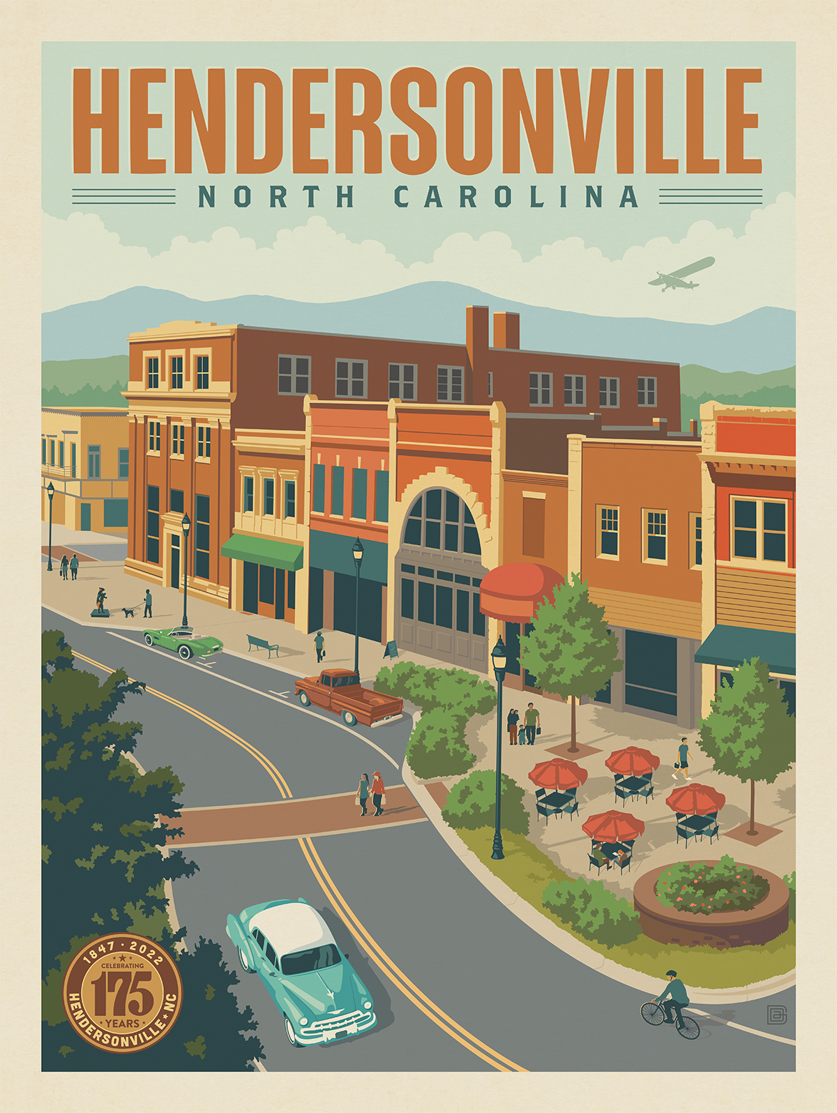 Poster of Downtown Hendersonville