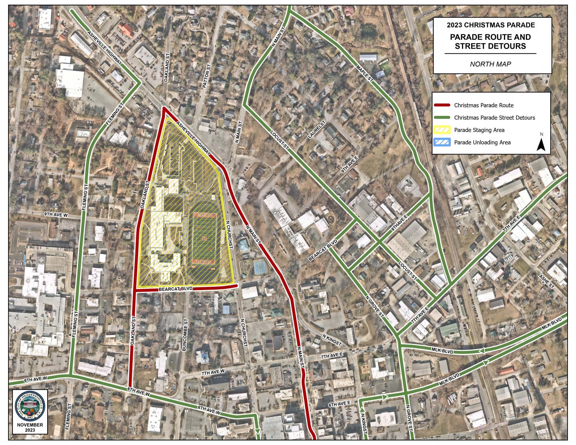 parade map north