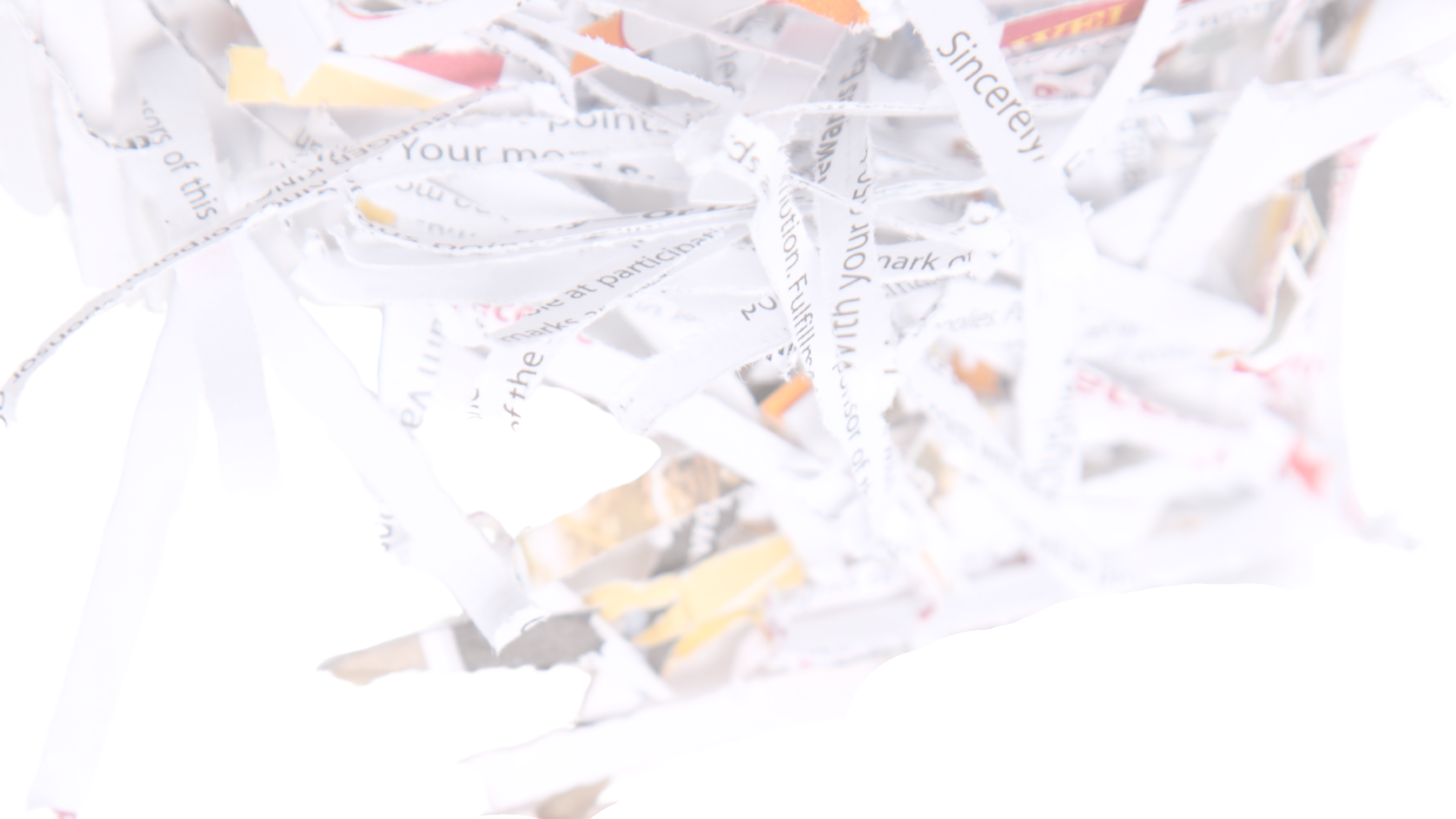 Shredded paper
