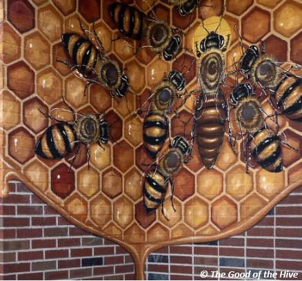 bee mural