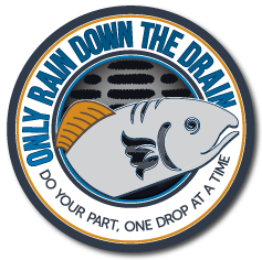 fishdrain logo - Only rain down the drain