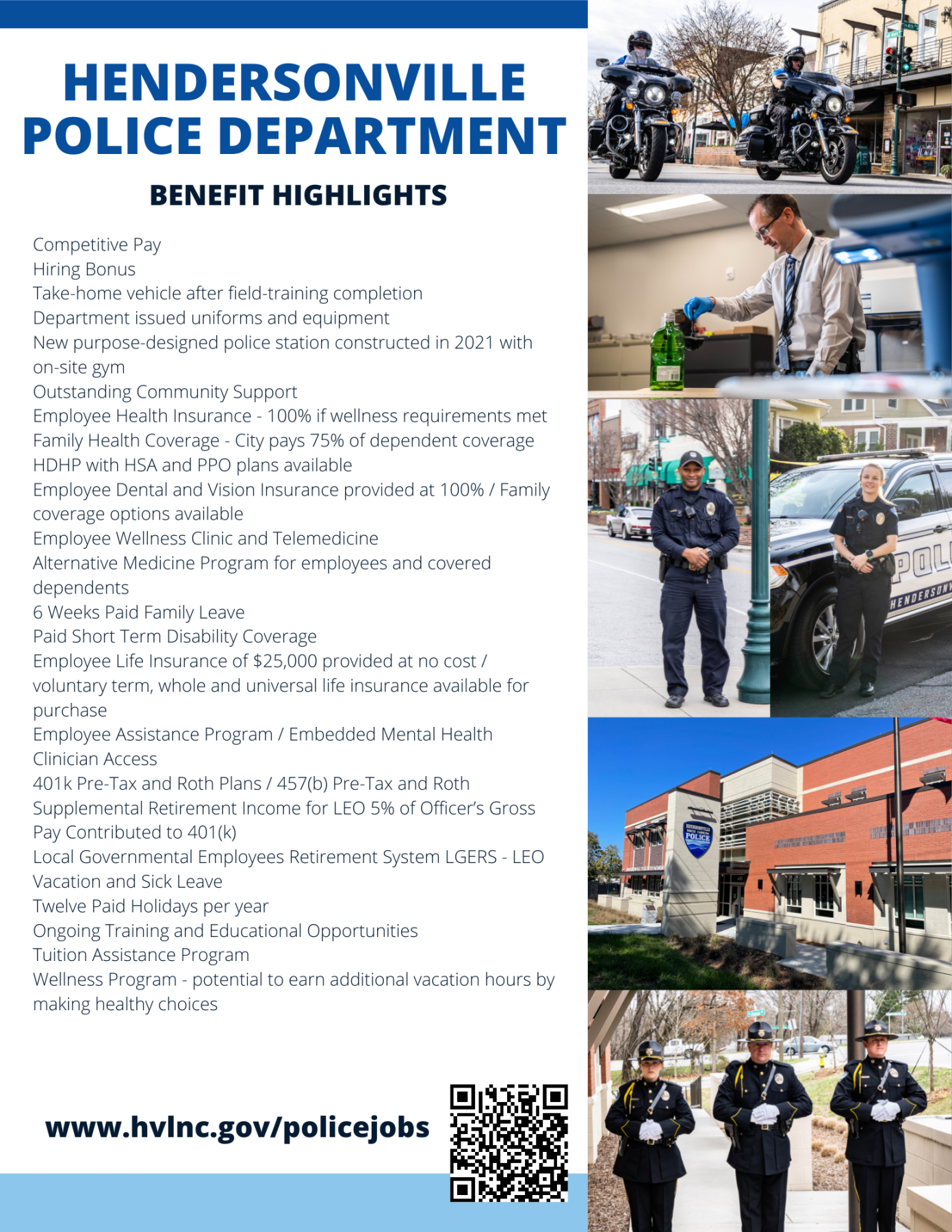flyer with police officers