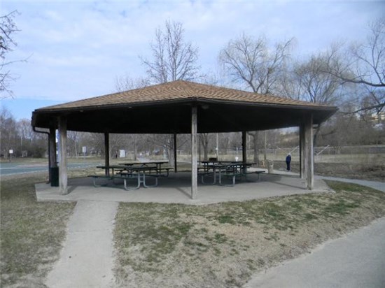 Photo of small pavilion at Patton Park