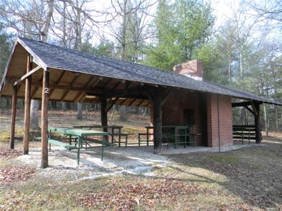 Photo of small pavilion at Berkeley Mills Park