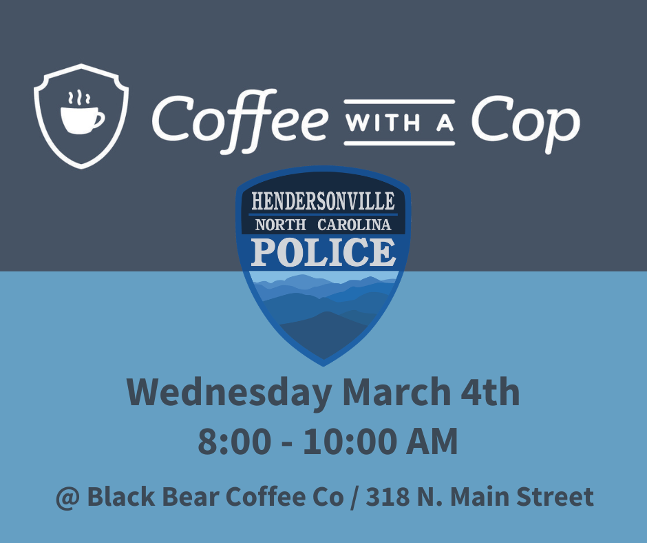Coffee With A Cop Event Graphic