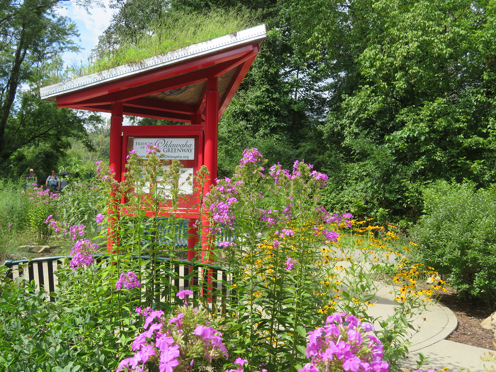 Friends of Oklawaha Trail pollinator bed