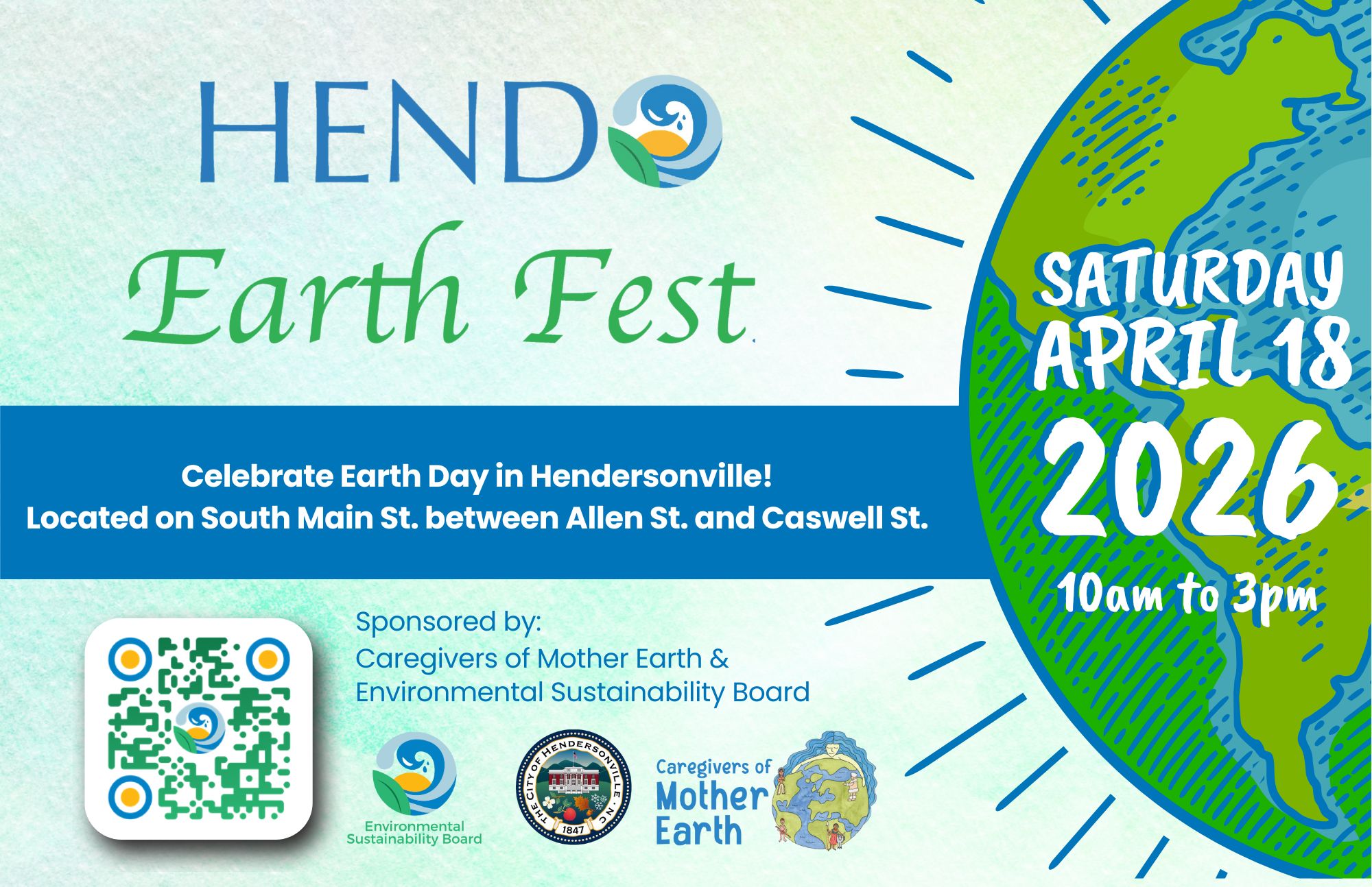 Hendo Earth Fest Banner