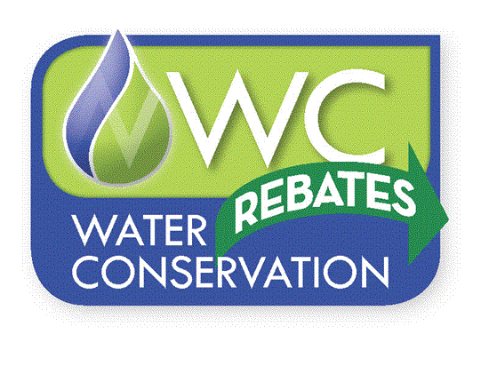 Water conservation rebates logo