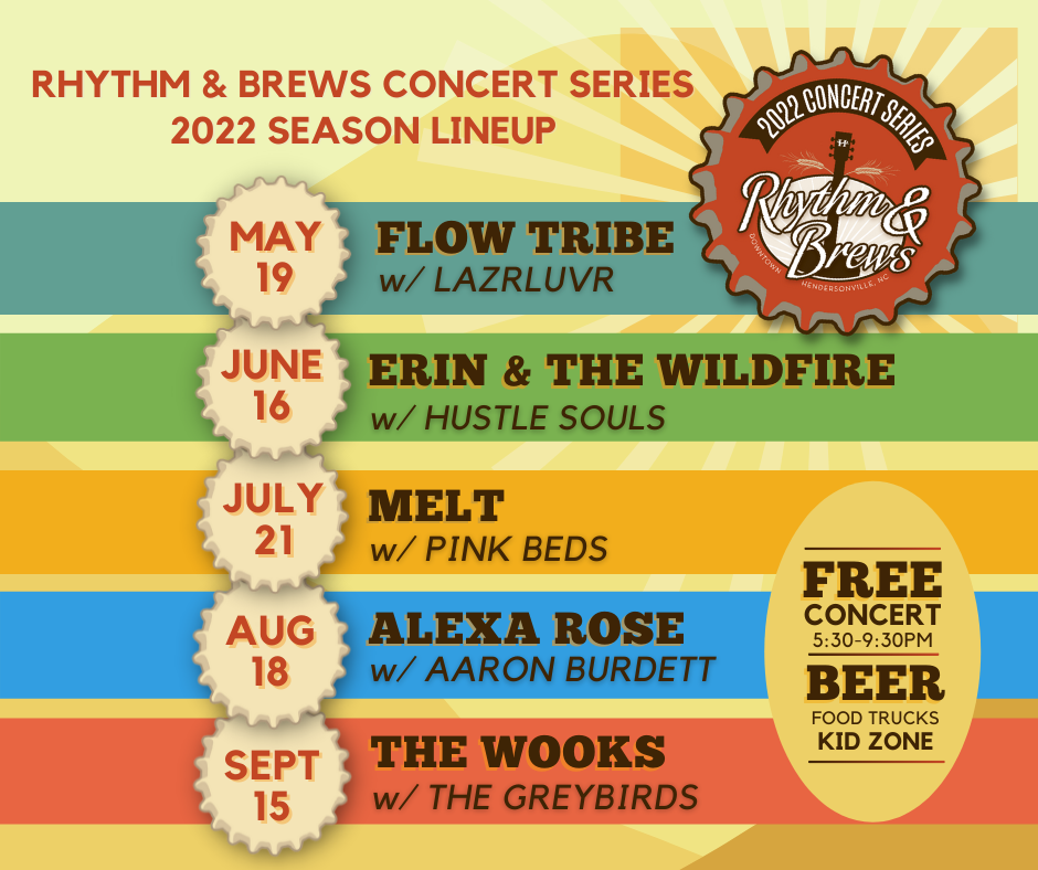 Rhythm and Brews dates