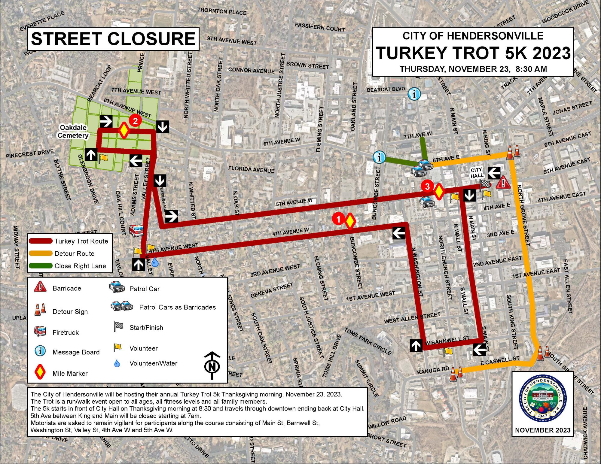 Turkey Trot City of Hendersonville, NC Official Website