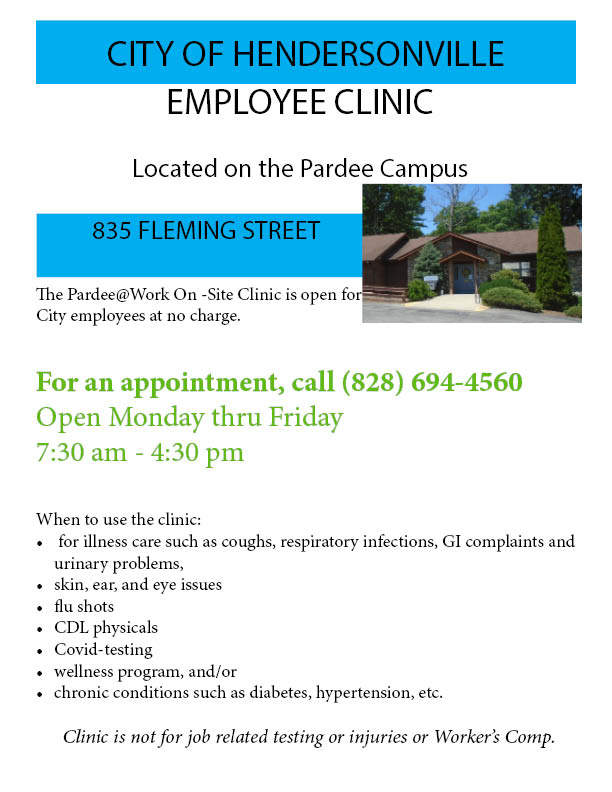 Flyer with Wellness Clinic Information