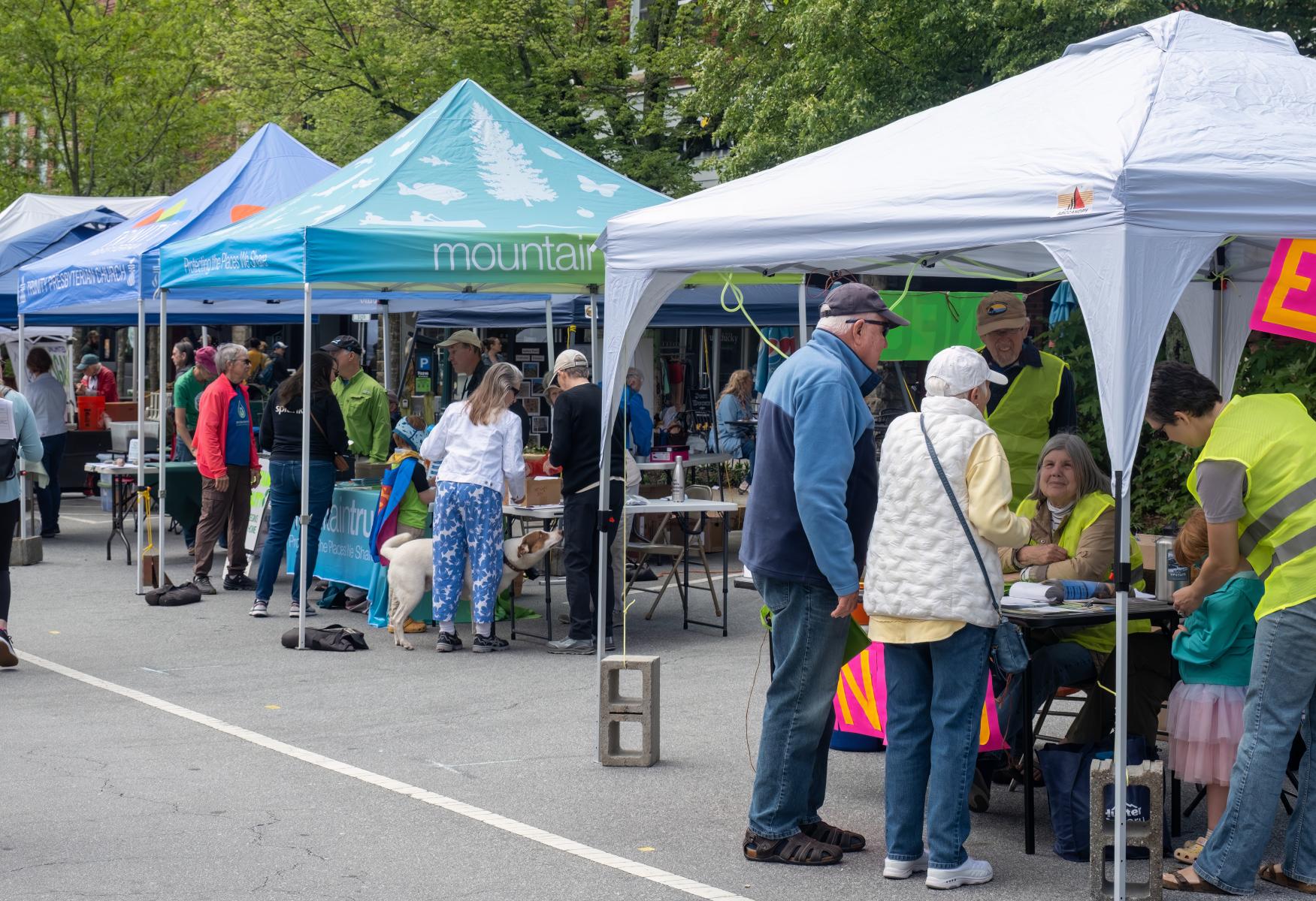 The festival brings a multitude of vendors for participants to engage and learn.
