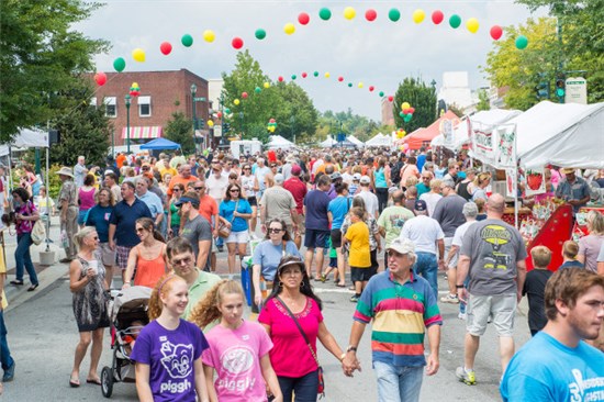 Crowd at Apple Festival